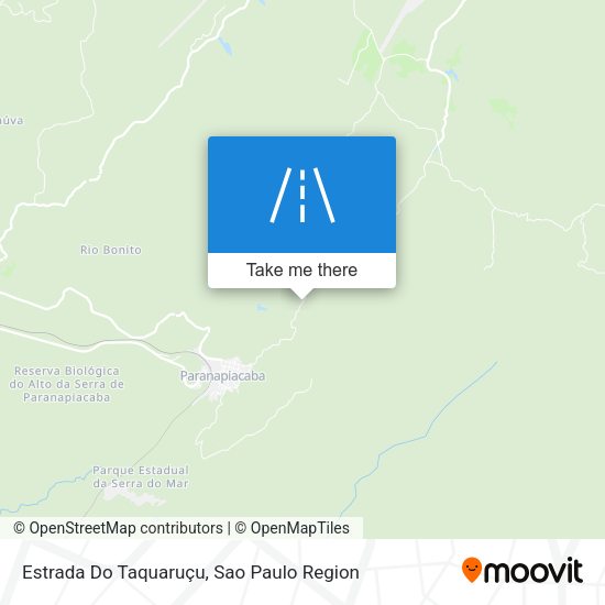 Estrada Do Taquaruçu map