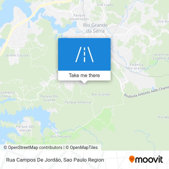 Rua Campos De Jordão map