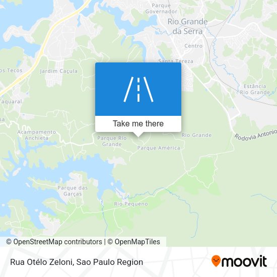 Rua Otélo Zeloni map