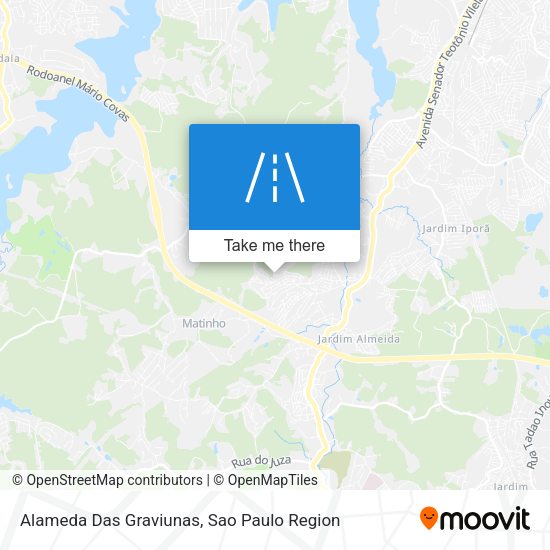 Alameda Das Graviunas map
