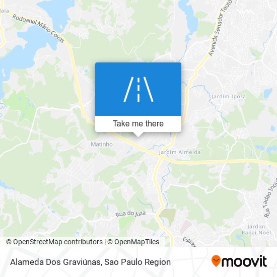 Alameda Dos Graviúnas map