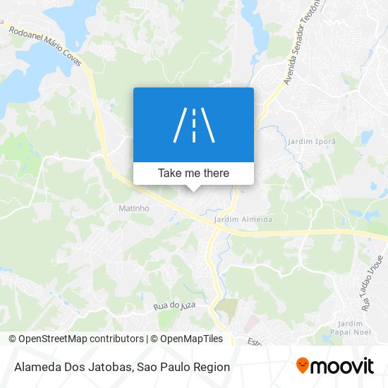 Alameda Dos Jatobas map
