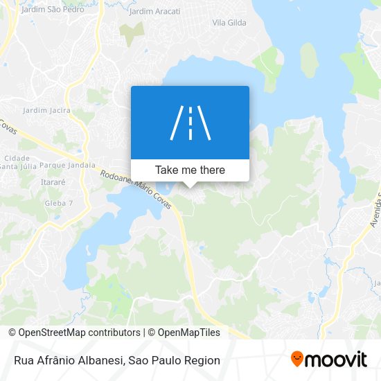 Rua Afrânio Albanesi map