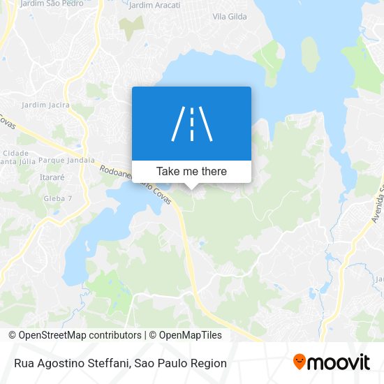 Rua Agostino Steffani map