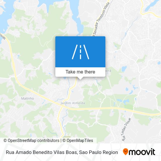 Rua Amado Benedito Vilas Boas map