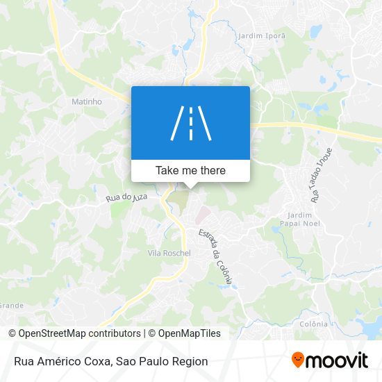 Rua Américo Coxa map