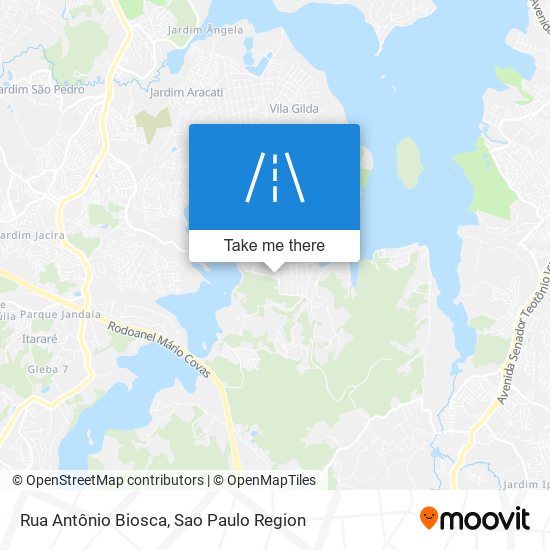 Rua Antônio Biosca map