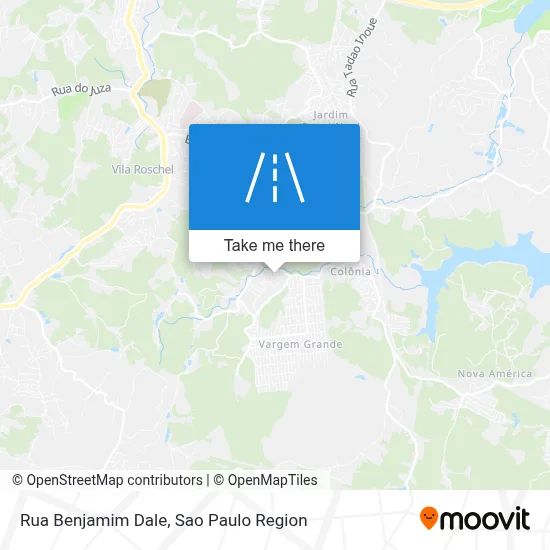 Rua Benjamim Dale map