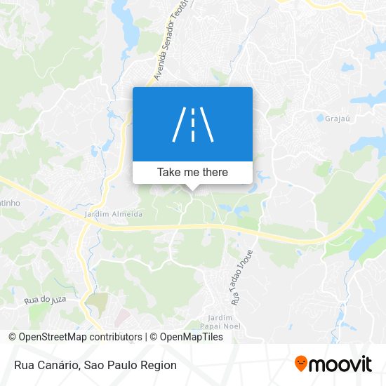 Rua Canário map