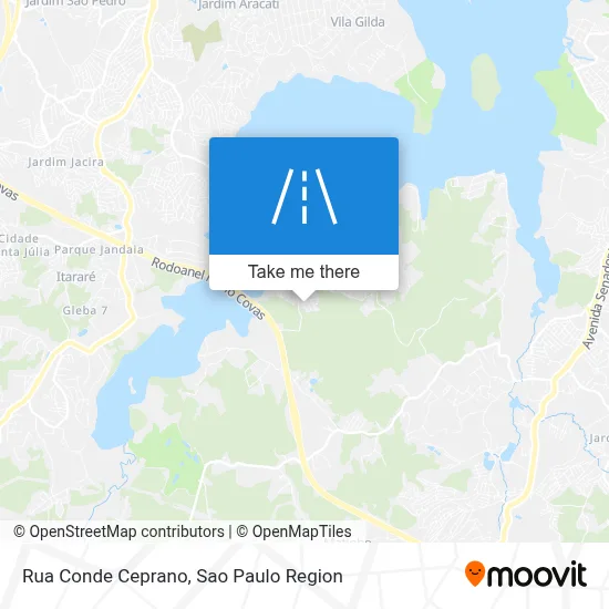 Rua Conde Ceprano map