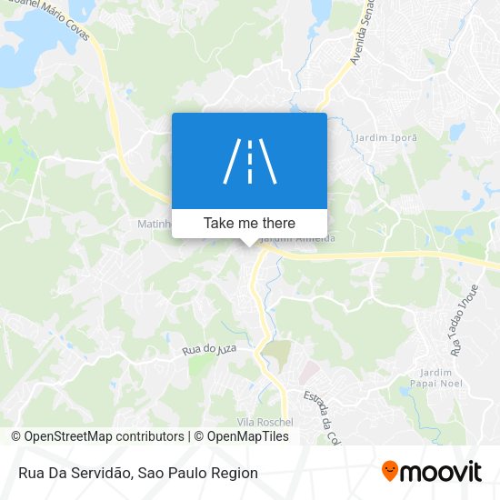 Rua Da Servidão map