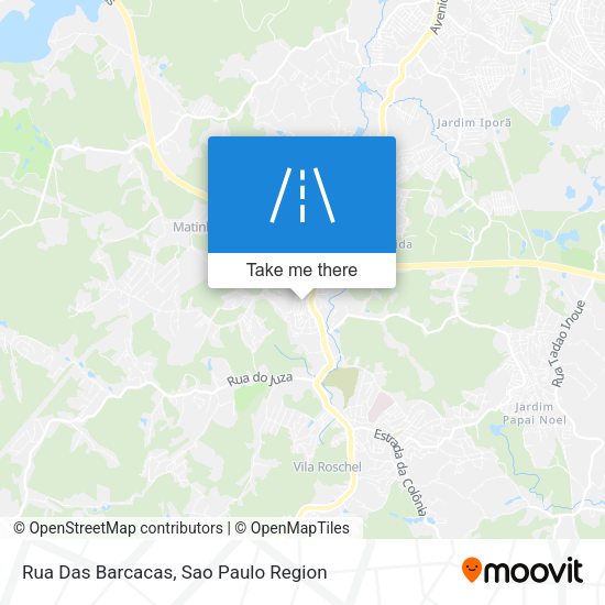 Rua Das Barcacas map