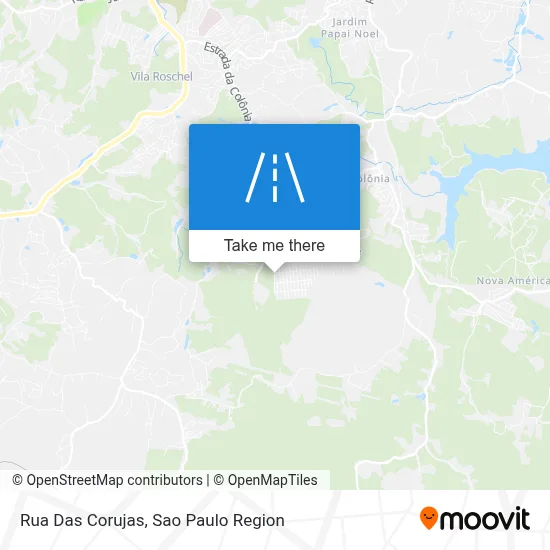 Rua Das Corujas map