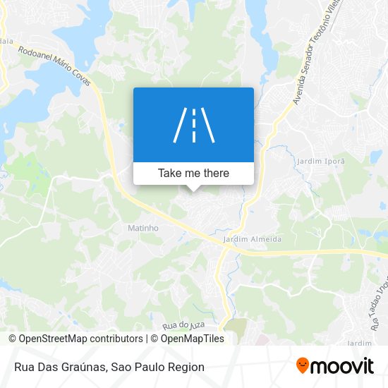 Rua Das Graúnas map
