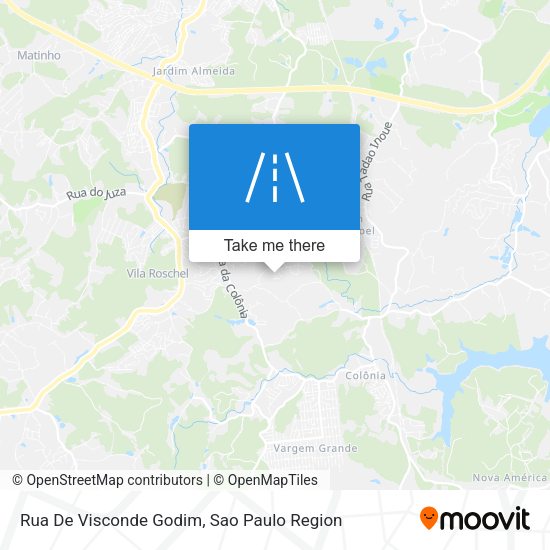 Rua De Visconde Godim map