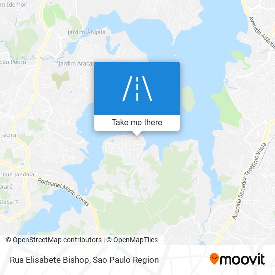 Rua Elisabete  Bishop map