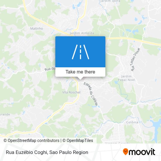 Rua Euzébio Coghi map