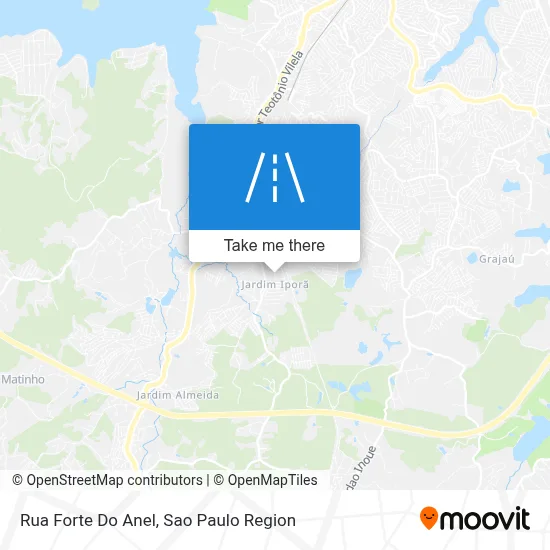 Rua Forte Do Anel map