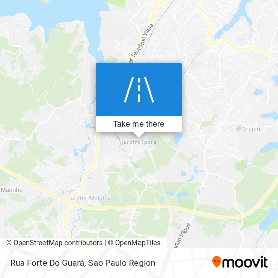 Rua Forte Do Guará map
