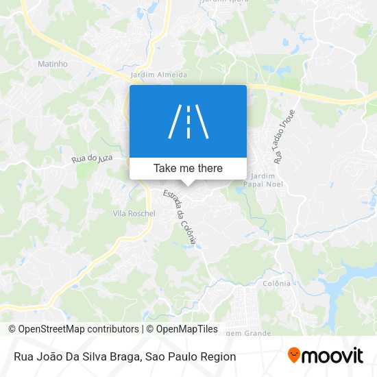 Rua João Da Silva Braga map