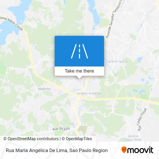 Rua Maria Angélica De Lima map