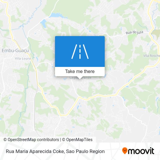 Rua Maria Aparecida Coke map