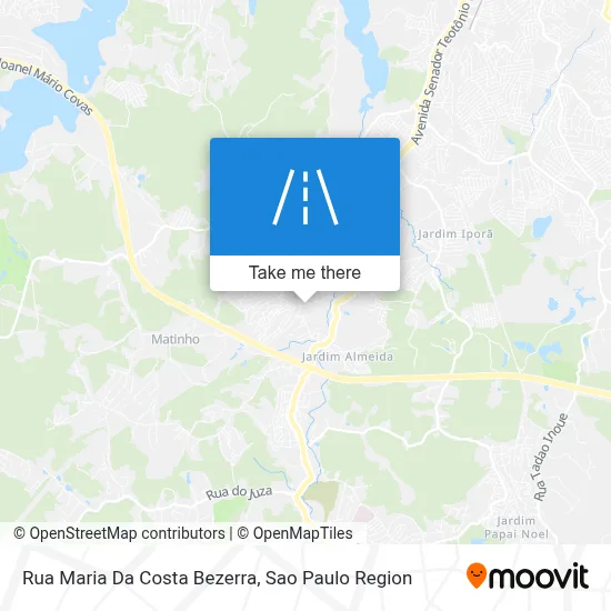 Rua Maria Da Costa Bezerra map