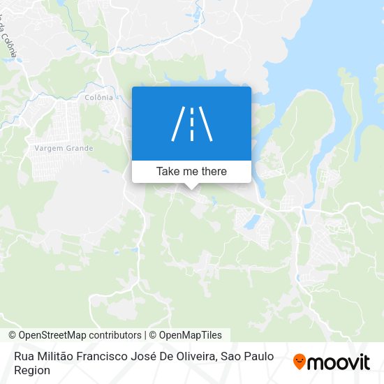 Rua Militão Francisco José De Oliveira map