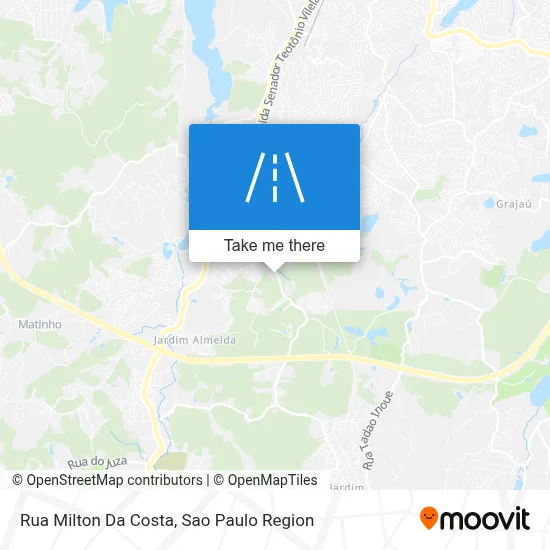 Rua Milton Da Costa map