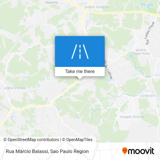 Rua Márcio Balassi map
