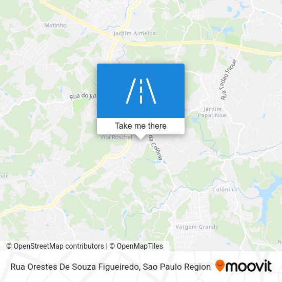 Rua Orestes De Souza Figueiredo map