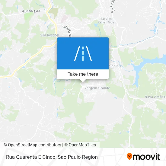 Rua Quarenta E Cinco map