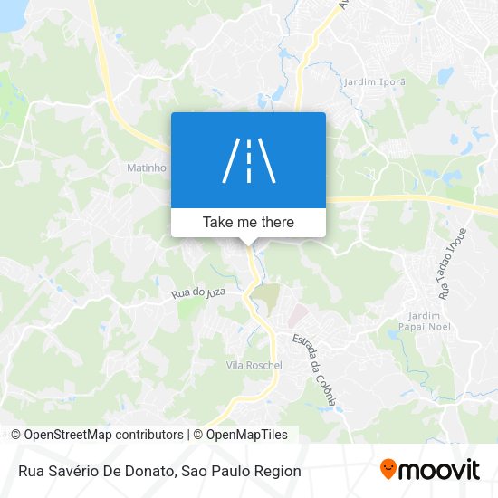 Rua Savério De Donato map