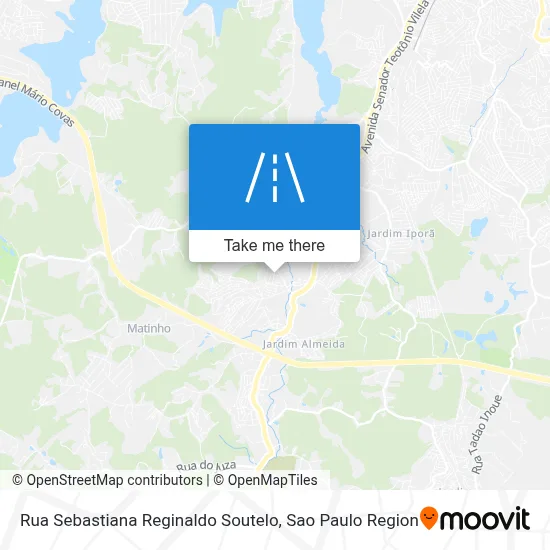 Rua Sebastiana Reginaldo Soutelo map