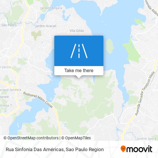 Rua Sinfonia Das Américas map