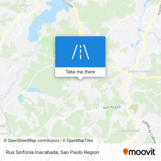 Rua Sinfonia Inacabada map