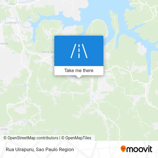 Rua Uirapuru map