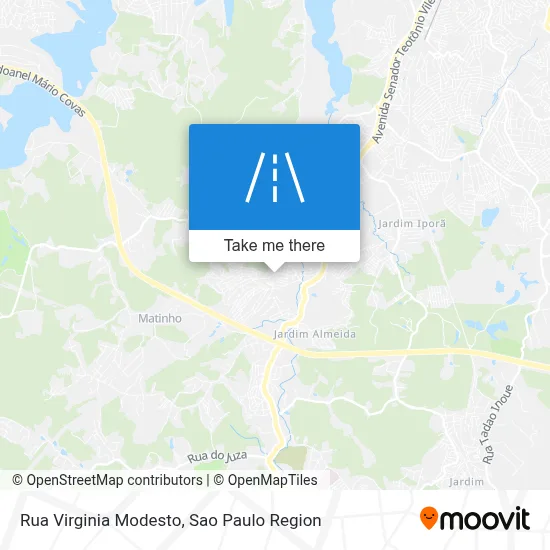 Rua Virginia Modesto map