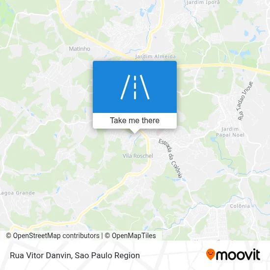 Rua Vitor Danvin map