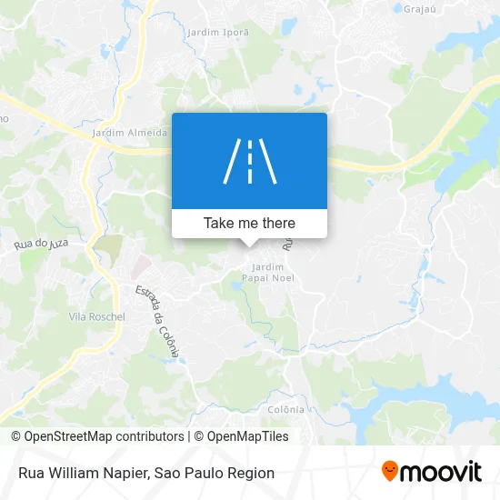 Rua William Napier map