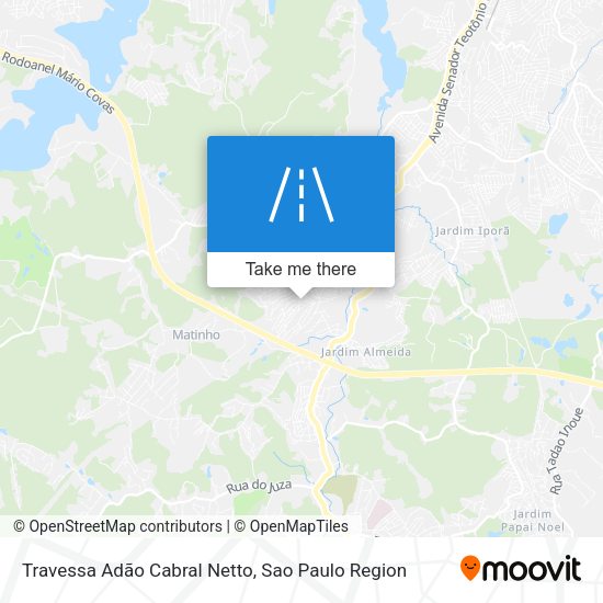 Travessa Adão Cabral Netto map