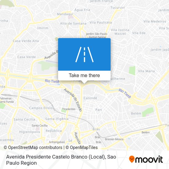 Avenida Presidente Castelo Branco (Local) map