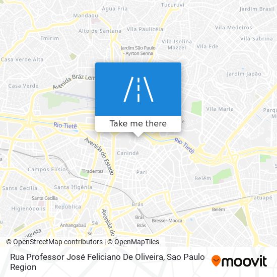 Rua Professor José Feliciano De Oliveira map