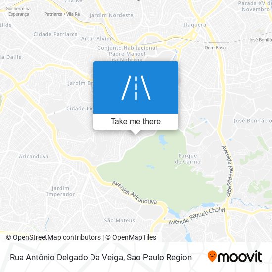 Mapa Rua Antônio Delgado Da Veiga