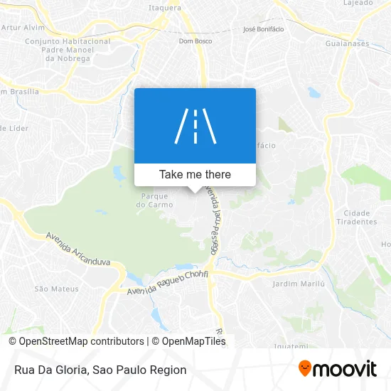 Rua Da Gloria map