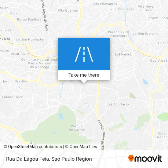 Rua Da Lagoa Feia map