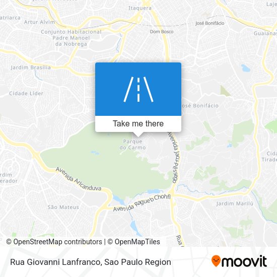 Rua Giovanni Lanfranco map