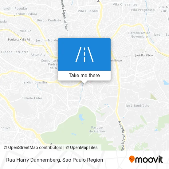 Rua Harry Dannemberg map