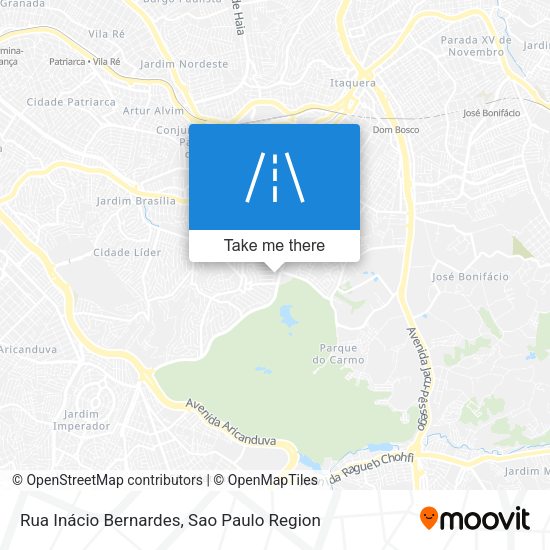 Rua Inácio Bernardes map