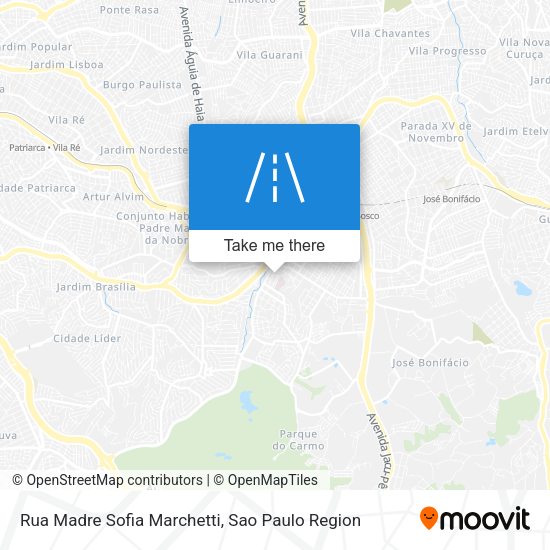 Rua Madre Sofia Marchetti map